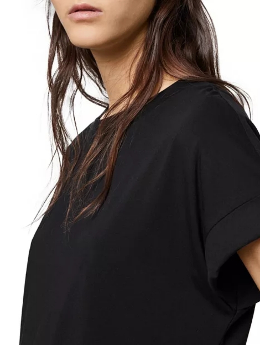 AllSaints Black Imogen Boy Tee